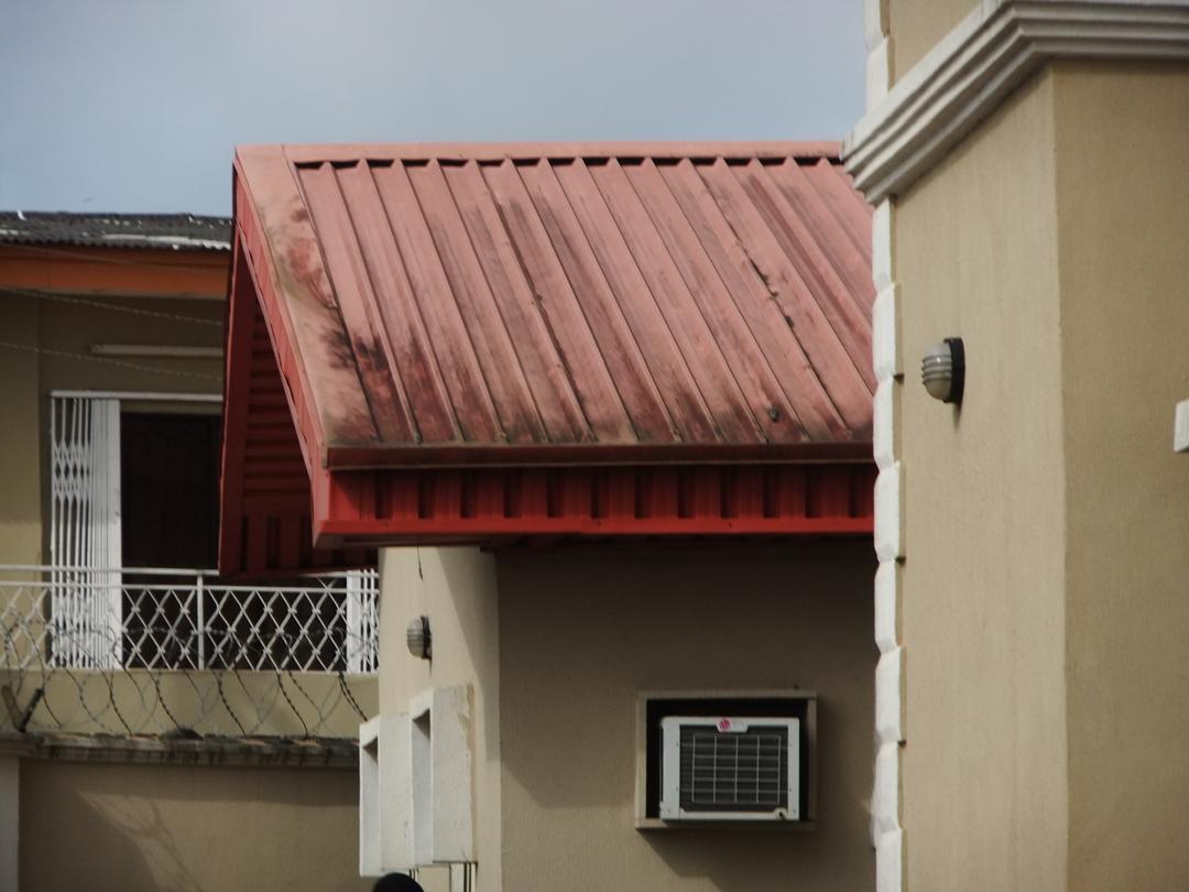 Before industrial roof